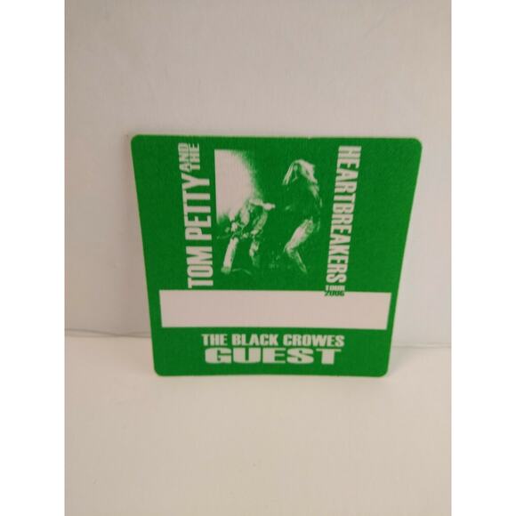 Tom Petty And The Heartbreakers Backstage Pass Original Black Crowes 2005 Green - Picture 3 of 3